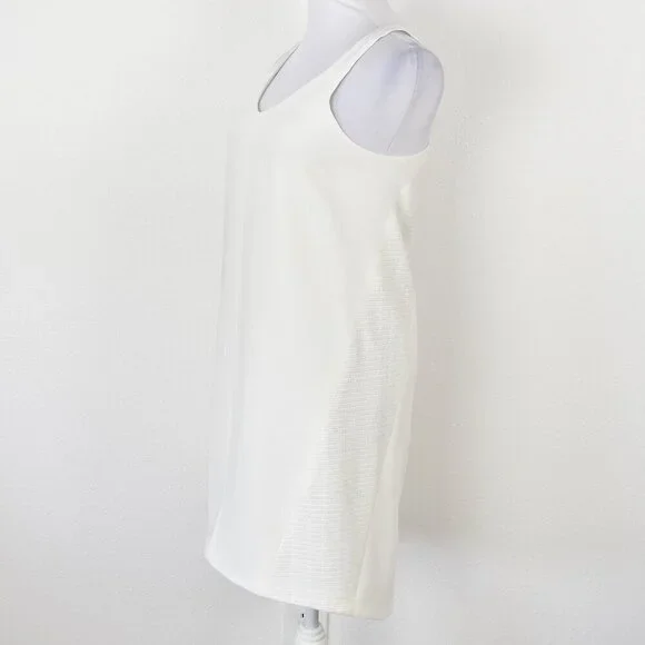 Rag & Bone Chieftain Textured Panel Racerback Tank Shift Mini Dress - 0 - Picture 6 of 9